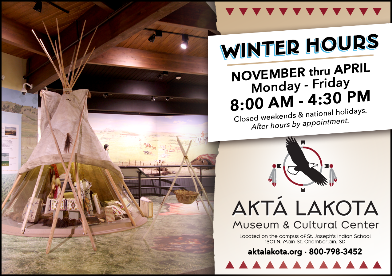 Akta Lakota Museum Winter Hours