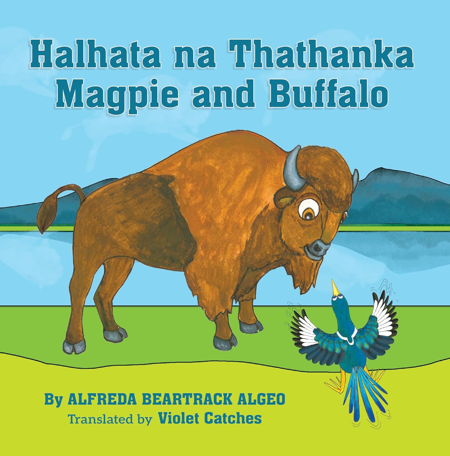 Halhata na Thathanka | Magpie and Buffalo by Alfreda Beartrack Algeo